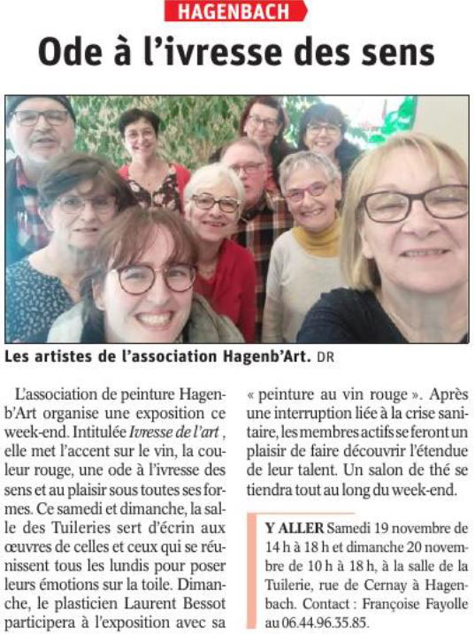 L'Alsace du 19/11/2022