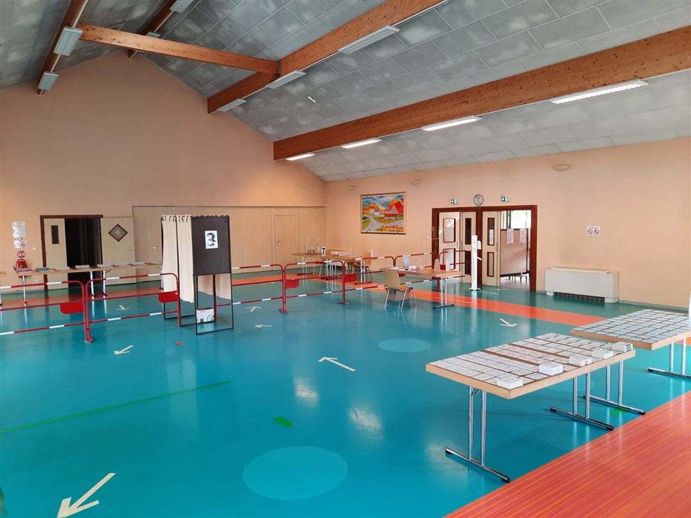 Elections Régionales et Départementales 2021 - salle des fêtes de la Tuilerie