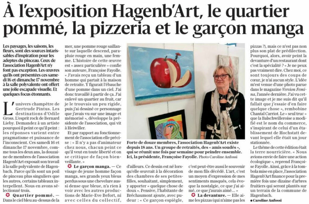 L'Alsace du 18 novembre 2024