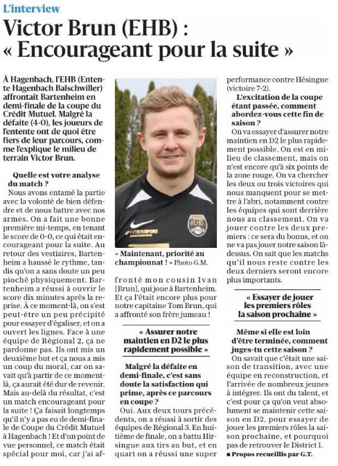 L'Alsace du 7 mai 2024