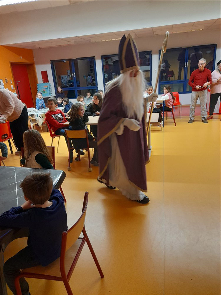 Saint-Nicolas à la garderie
