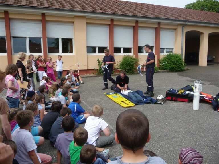 Exercice d’incendie à l’école
