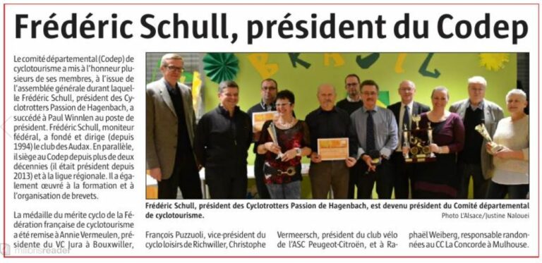 Frédéric Schull, président du Codep