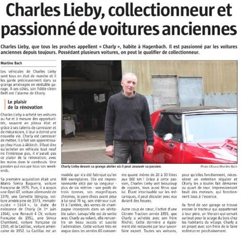 Journal l'Alsace du 13/02/2017