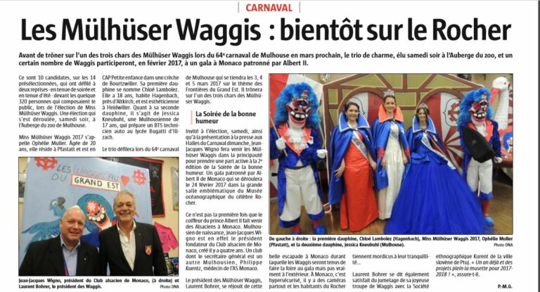 L'Alsace du 07 novembre 2016