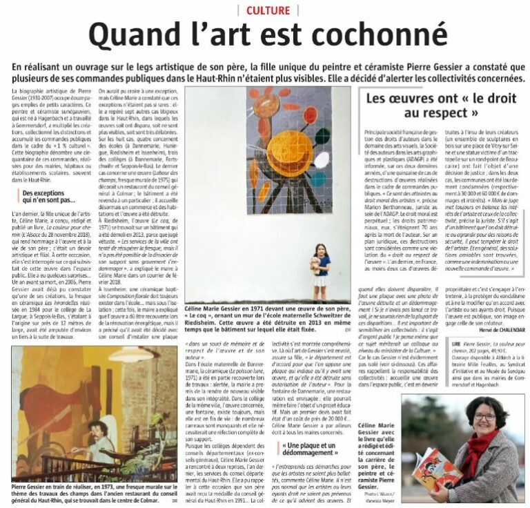 L'Alsace du 10 avril