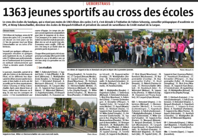 L'Alsace du 16/10/2016