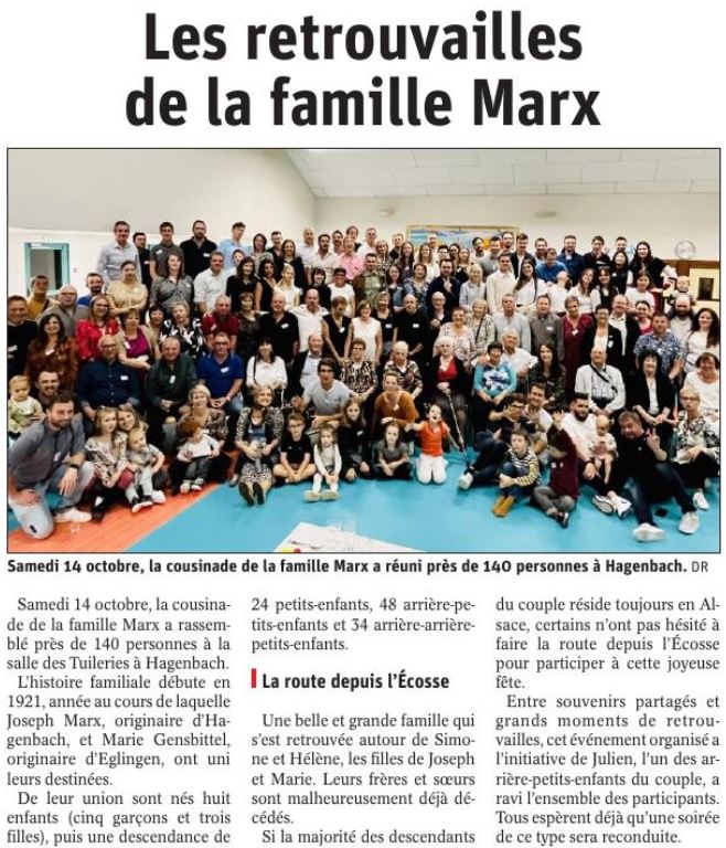 L'Alsace du 22 octobre 2023