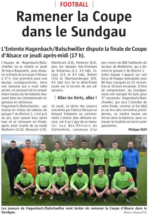 L'Alsace du 30.05.2019