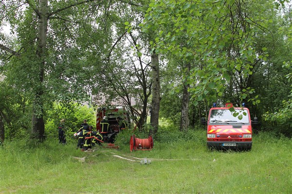 Manœuvre des sapeurs-pompiers