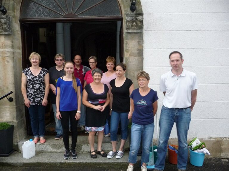 Nettoyage de l'église