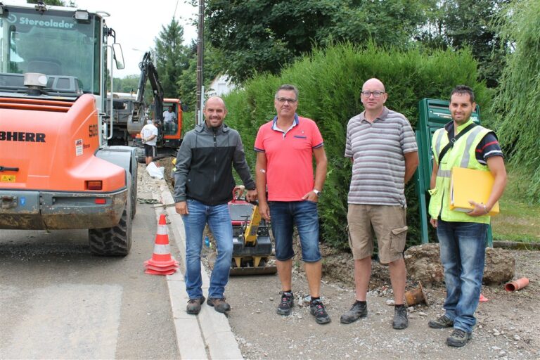 Remplacement conduite d'eau